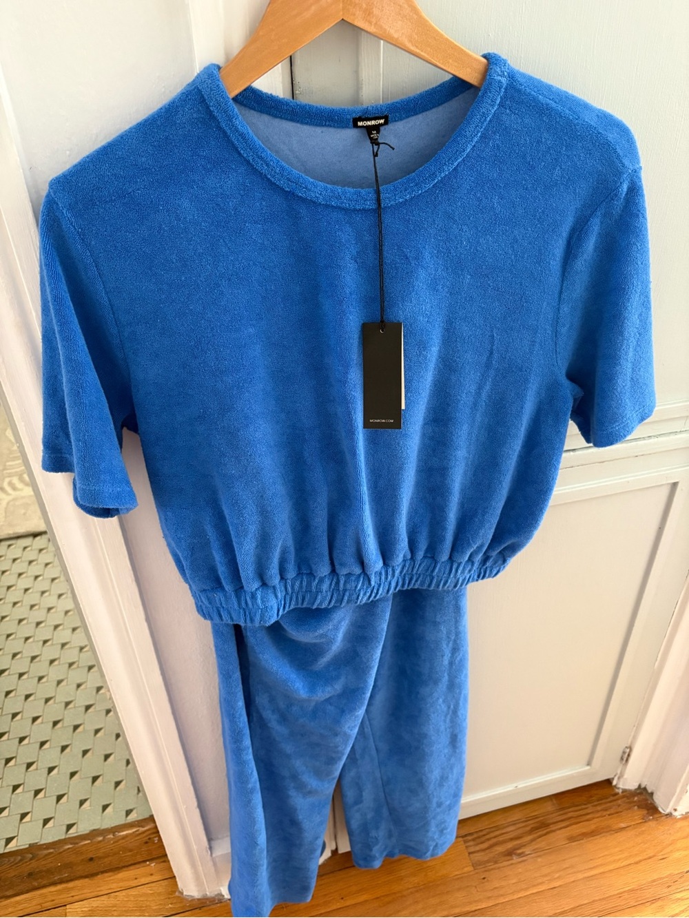 Monrow Terry Two-Piece Matching Lounge Set New With Tags